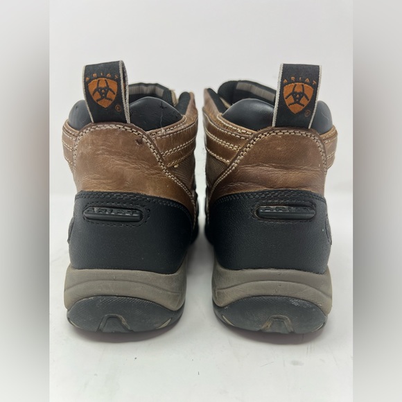 ARIAT Women’s Terrain Boot Taupe Brown Leather Outdoor Riding 10004132 Size 9B - Picture 5 of 12